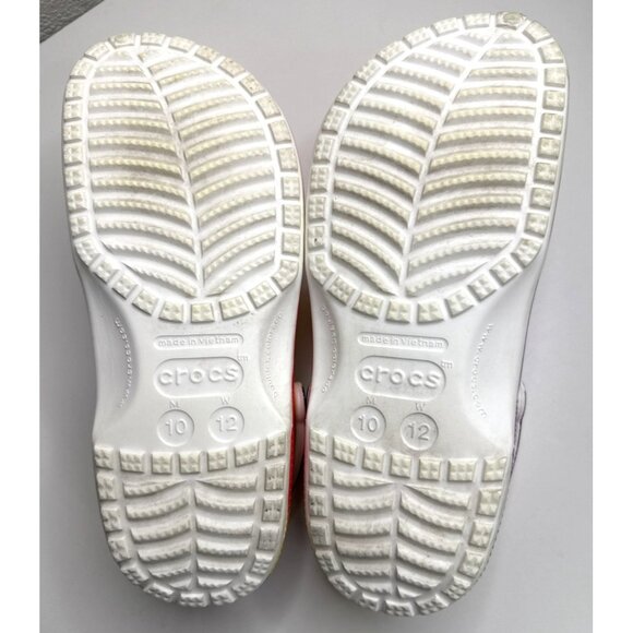 Crocs Classic Rainbow Dye Graphic Slip Resistant Clogs Size Men 10 Women’s 12 - Picture 9 of 12